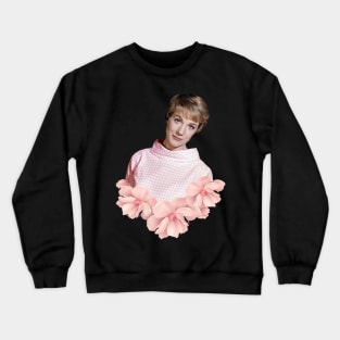 Julie Andrews Pink Floral Crewneck Sweatshirt